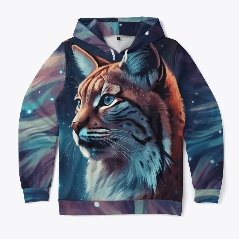 Lynx Galaxy Cat Lover All-Over Print