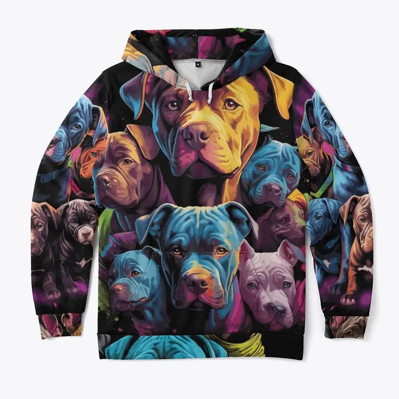 Neon Synthwave Pitties