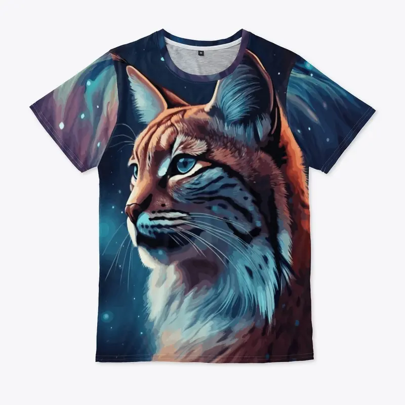 Lynx Galaxy Cat Lover All-Over Print